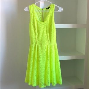 Express fit and flare dress